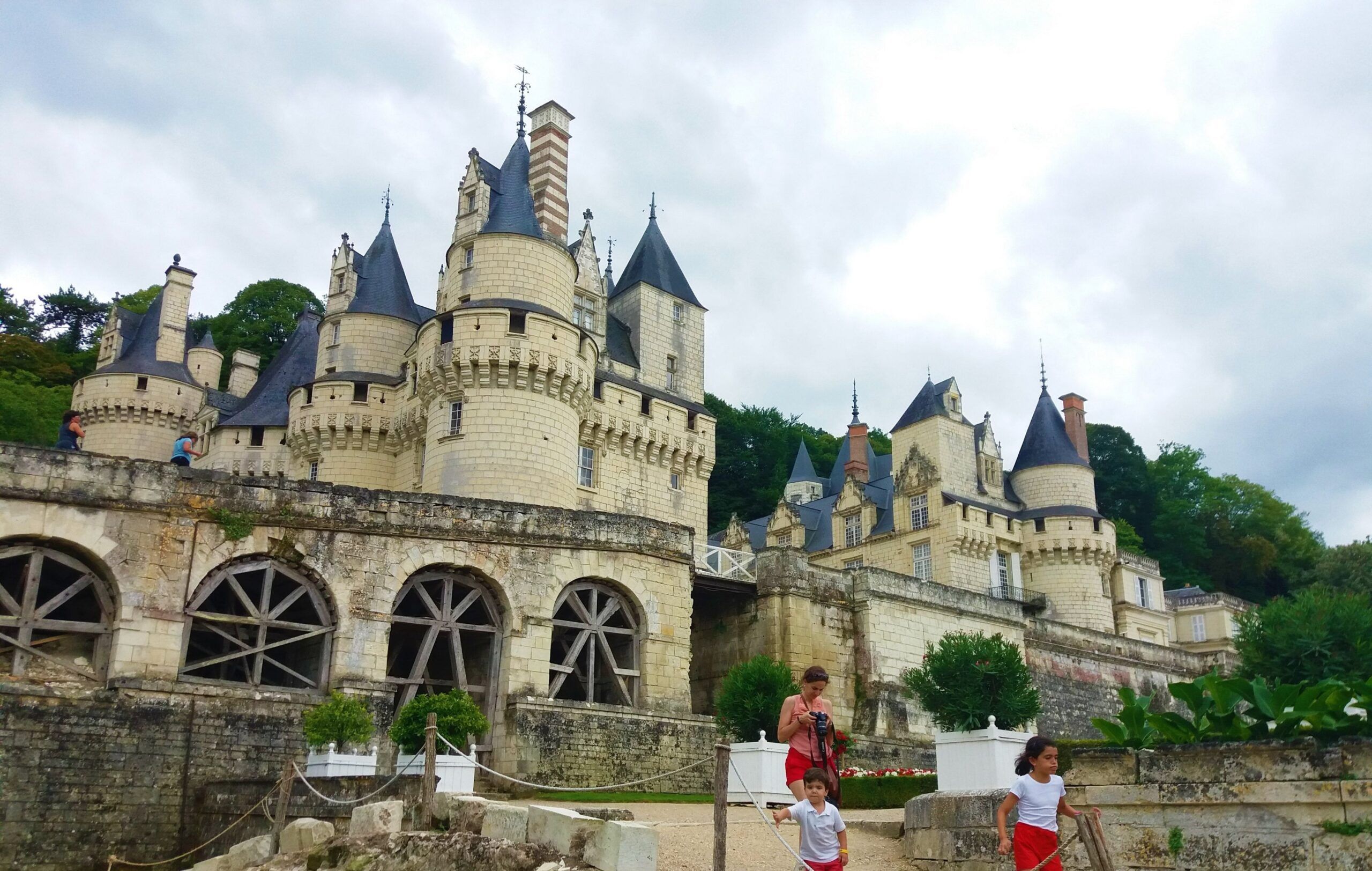 Castillo en el Loira con niños, castillo de Ussé con niños