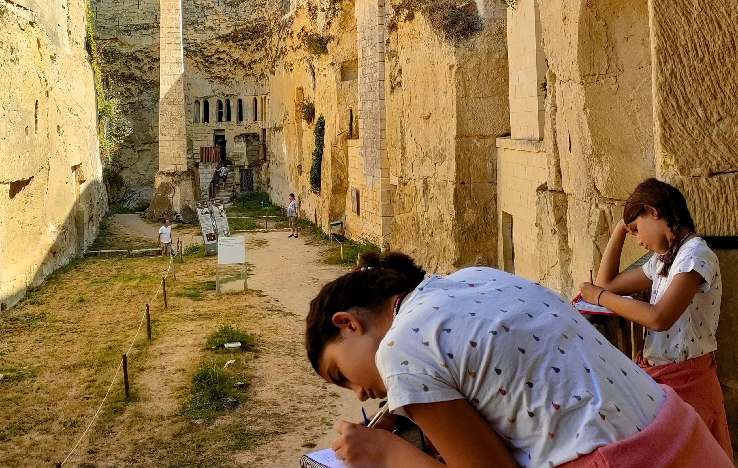 Castillo de Breze con niños