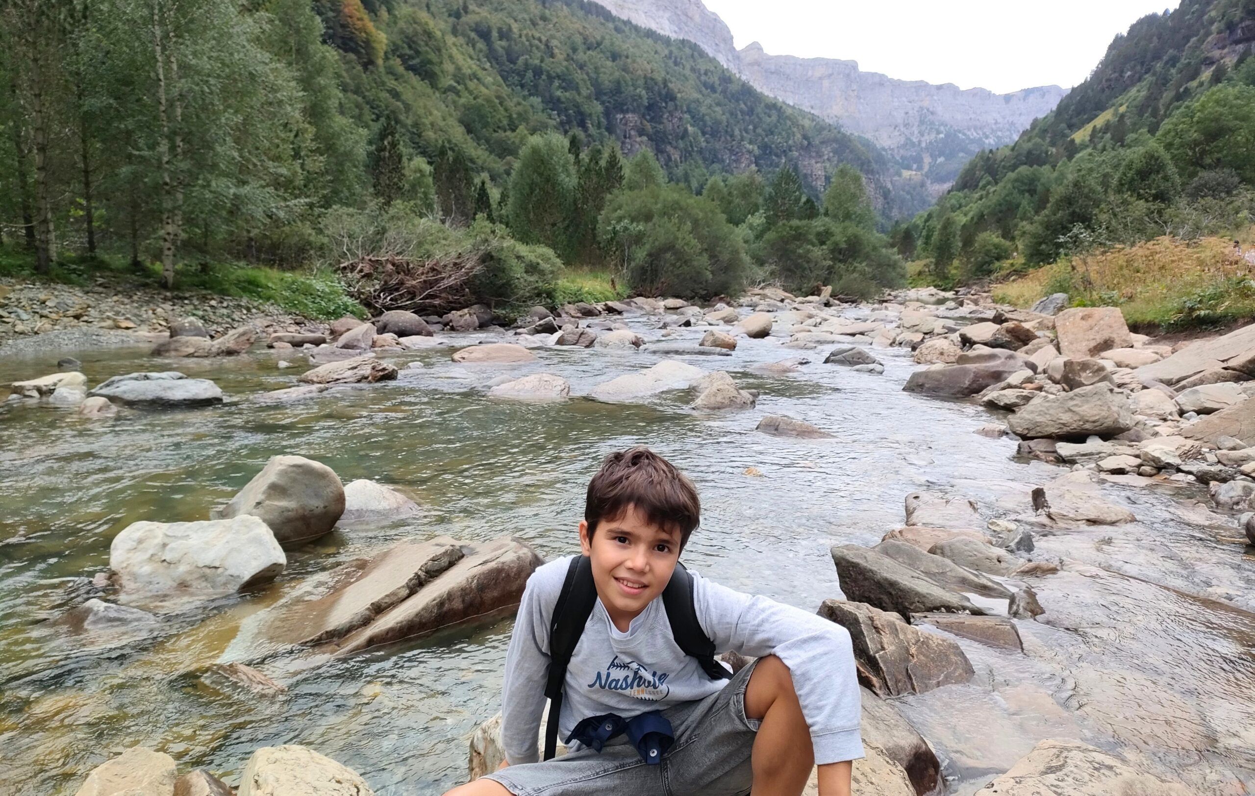 Pirineo aragonés con niños