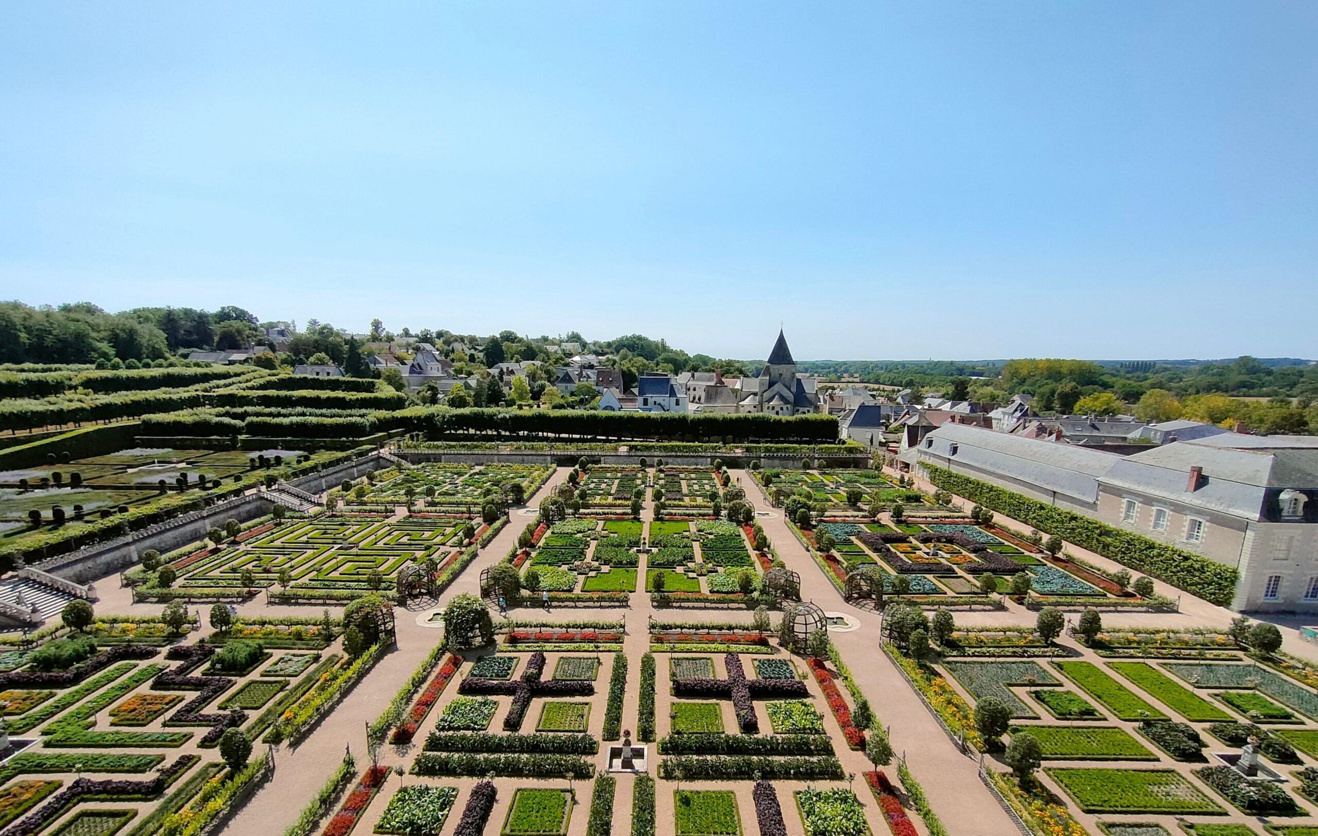 Castillo de Villandry con niños