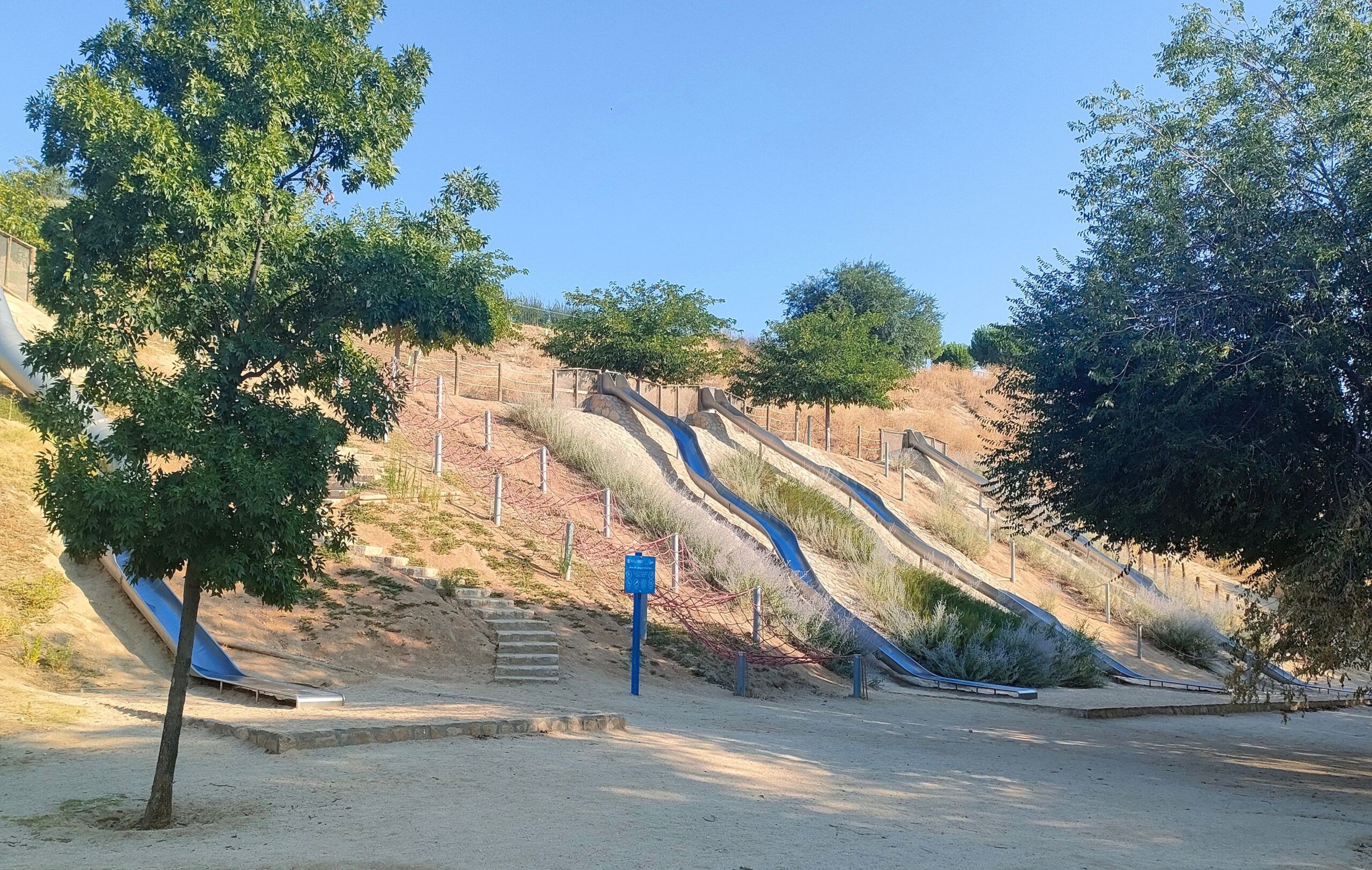 Parque Valdebebas con niños