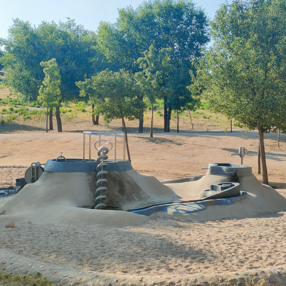 Parque Valdebebas con niños