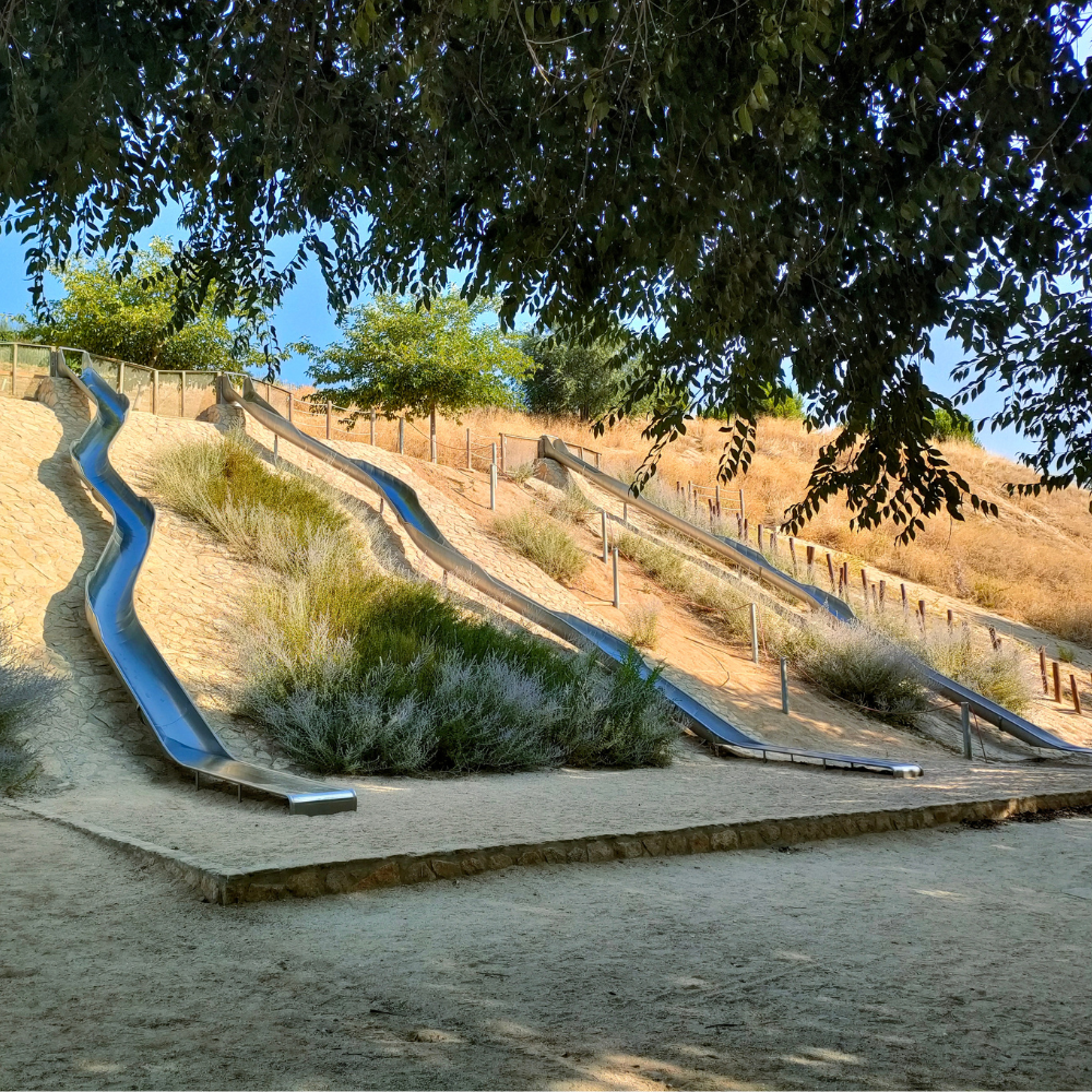 Parque Valdebebas con niños