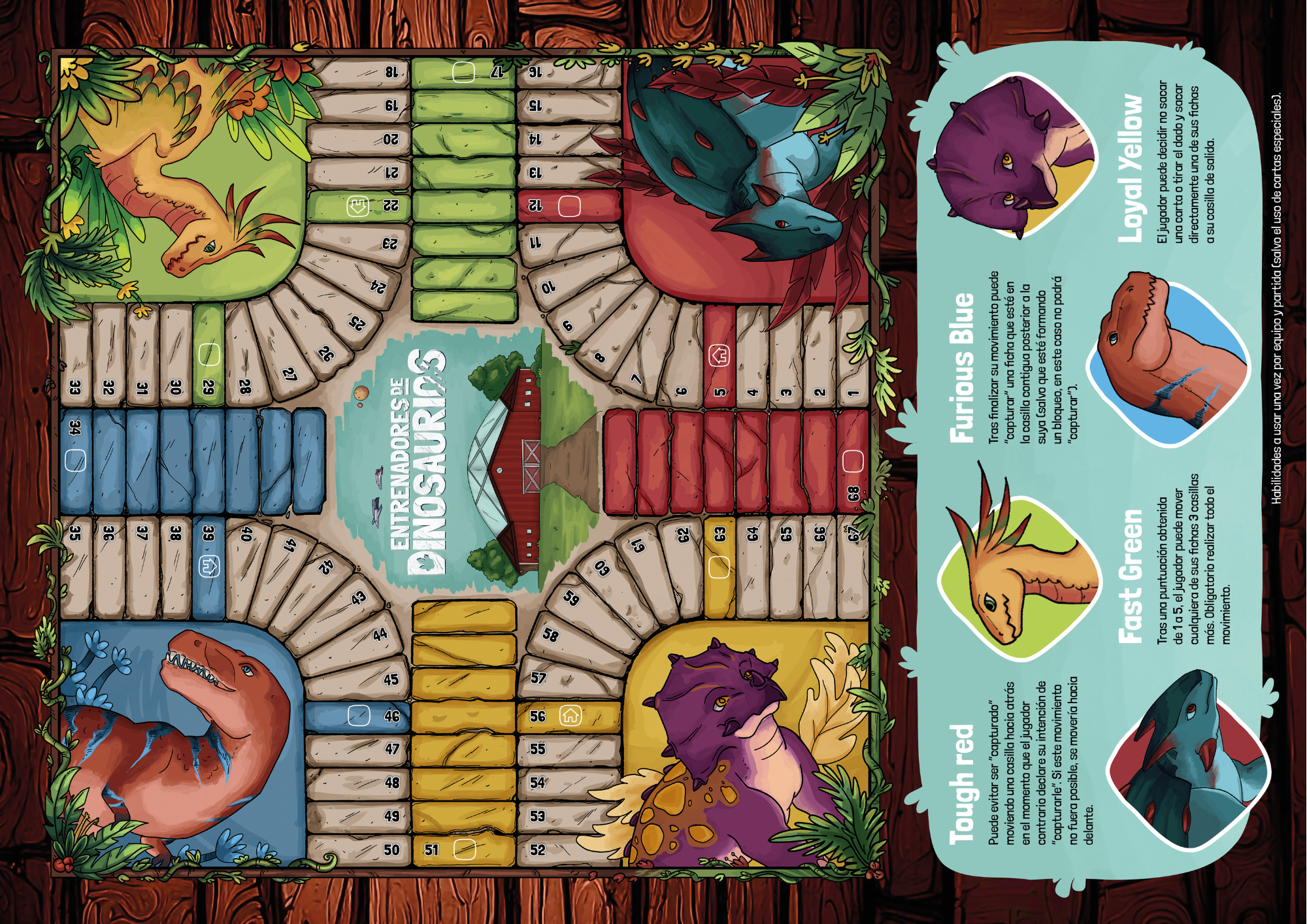 Parchis jurásico - Entreadores de dinosaurios - Universo Los Hedwitt