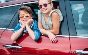 juegos con niños en el coche