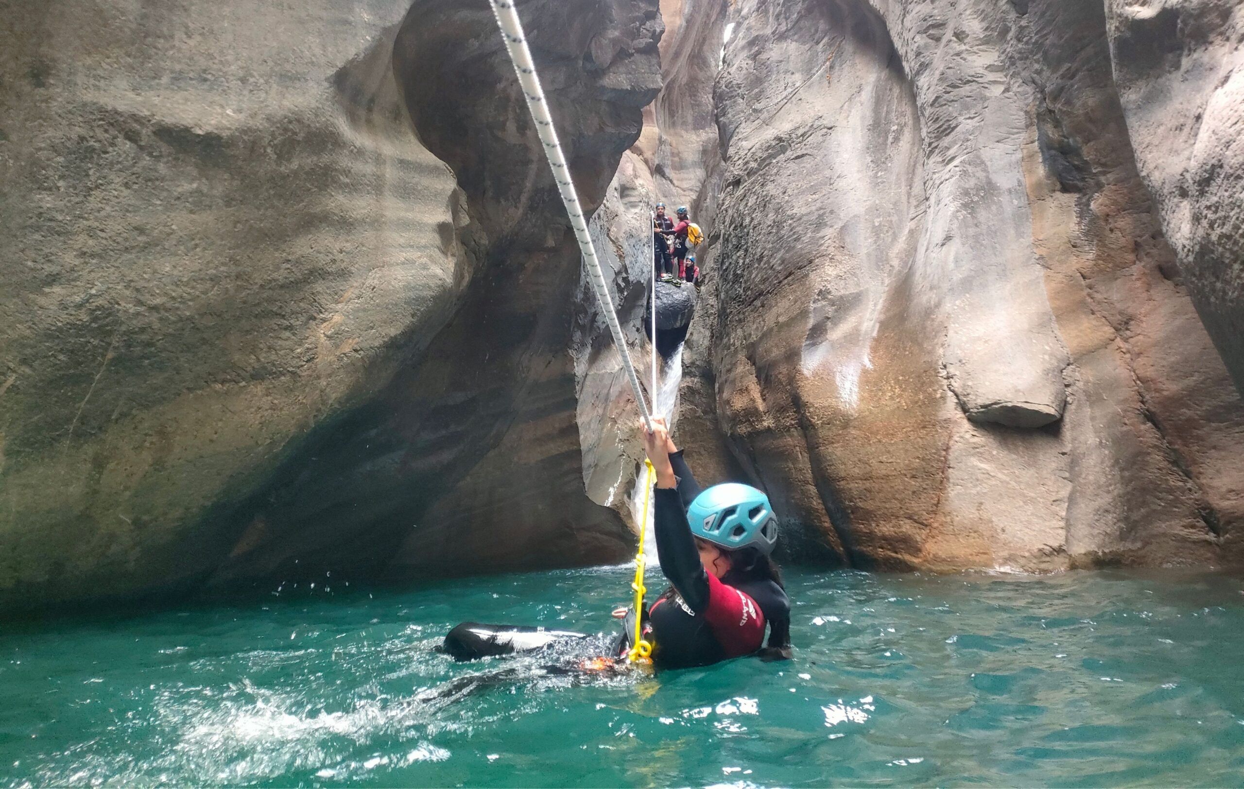 Pirineo aragonés con niños - descenso de cañones