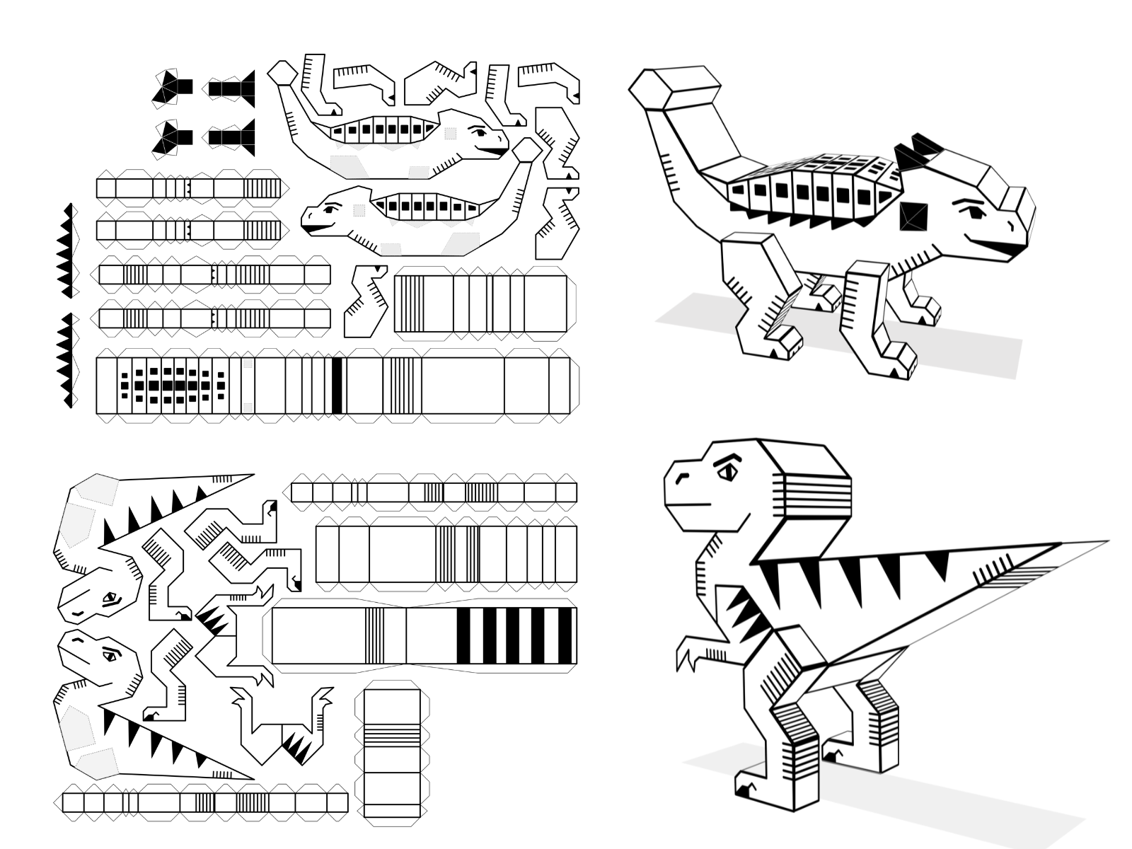 Manualidades de dinosaurios gratis para niños de 7 a 8 años
