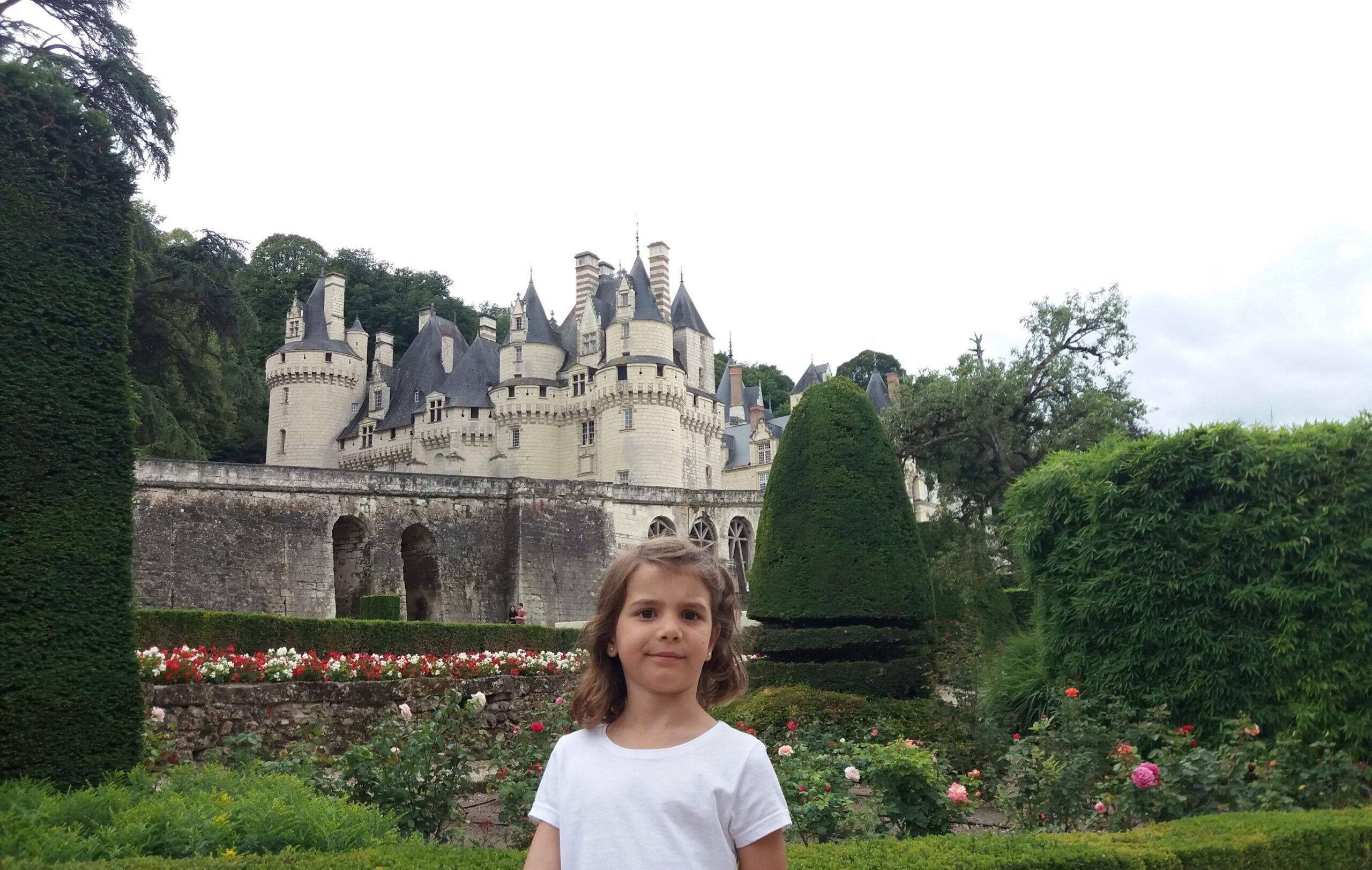 Castillo en el Loira con niños, castillo de Ussé con niños