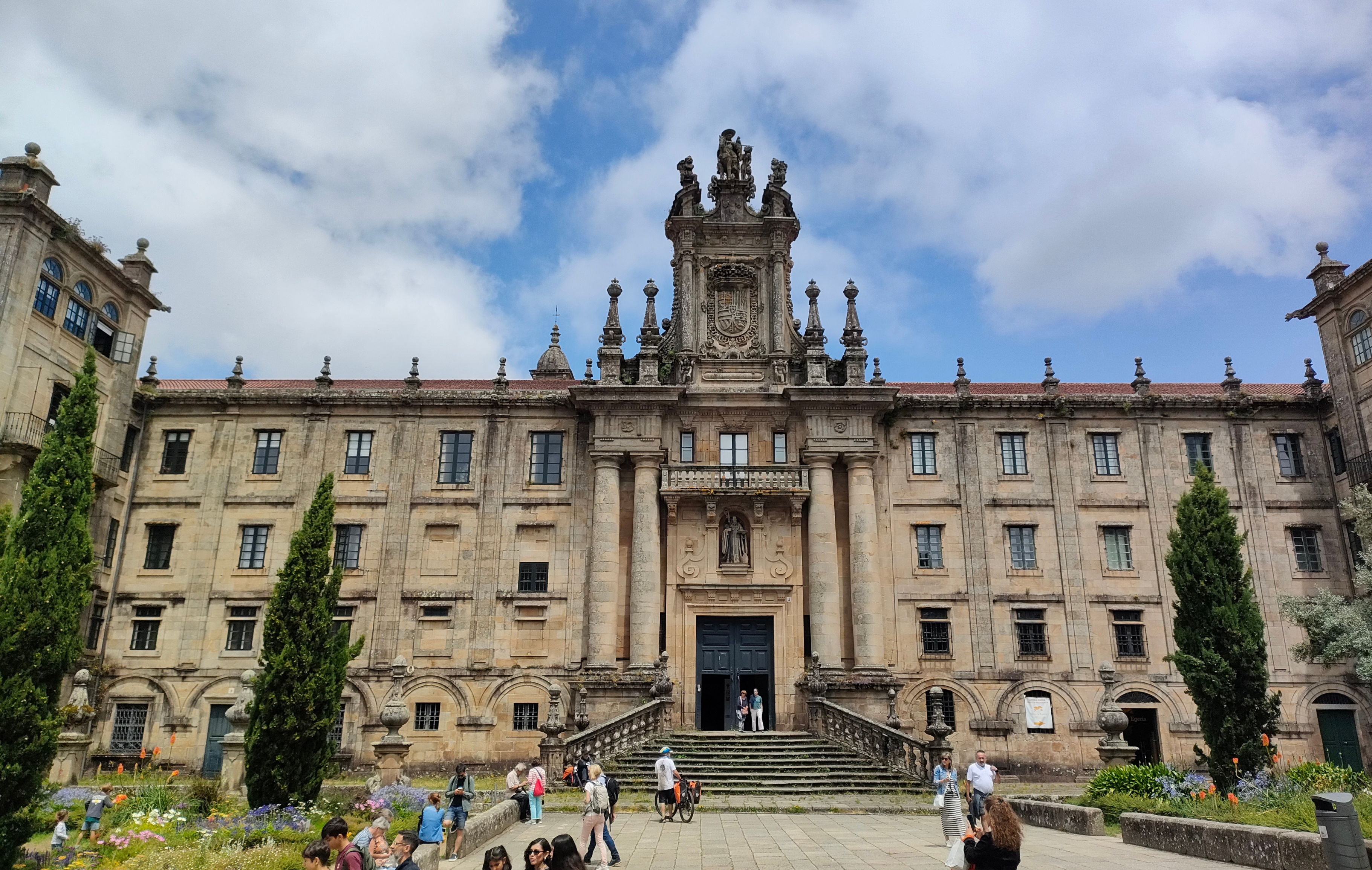 Cies con niños y Santiago de Compostela en un