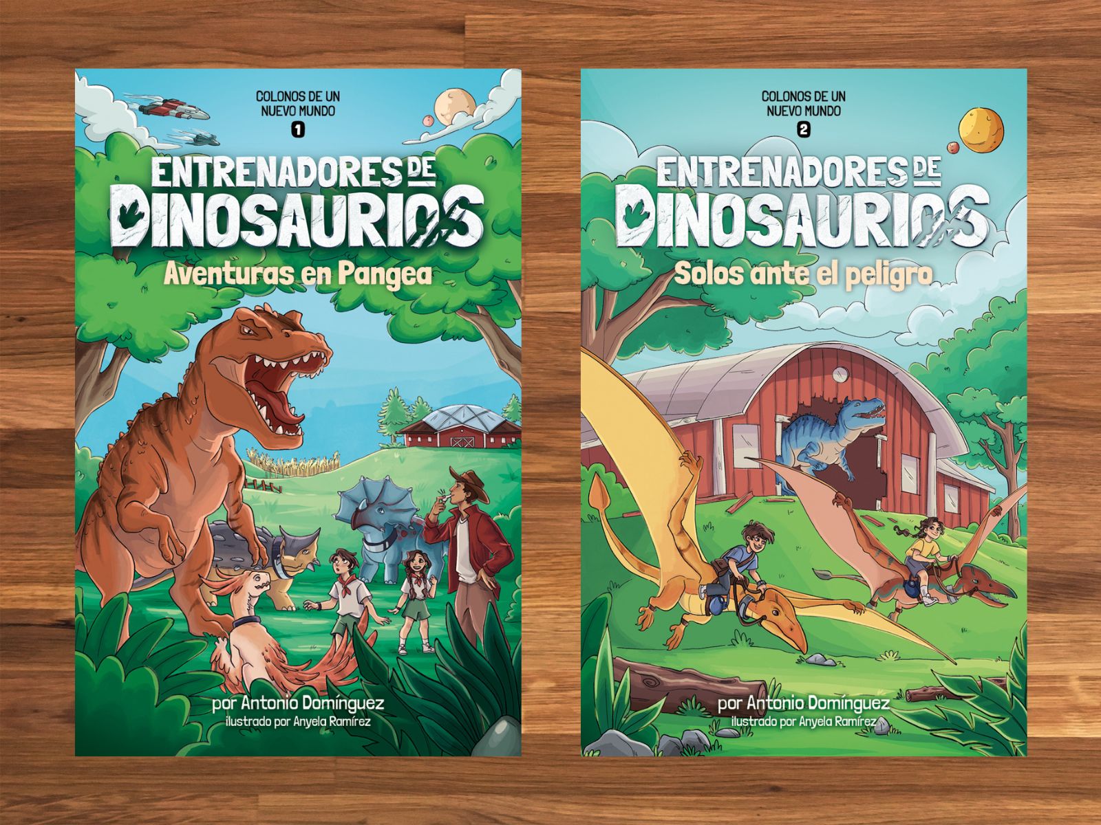 Libro de dinosaurios para niños de 7 a 8 años: Entrenadores de dinosaurios - Aventuras en Pangea