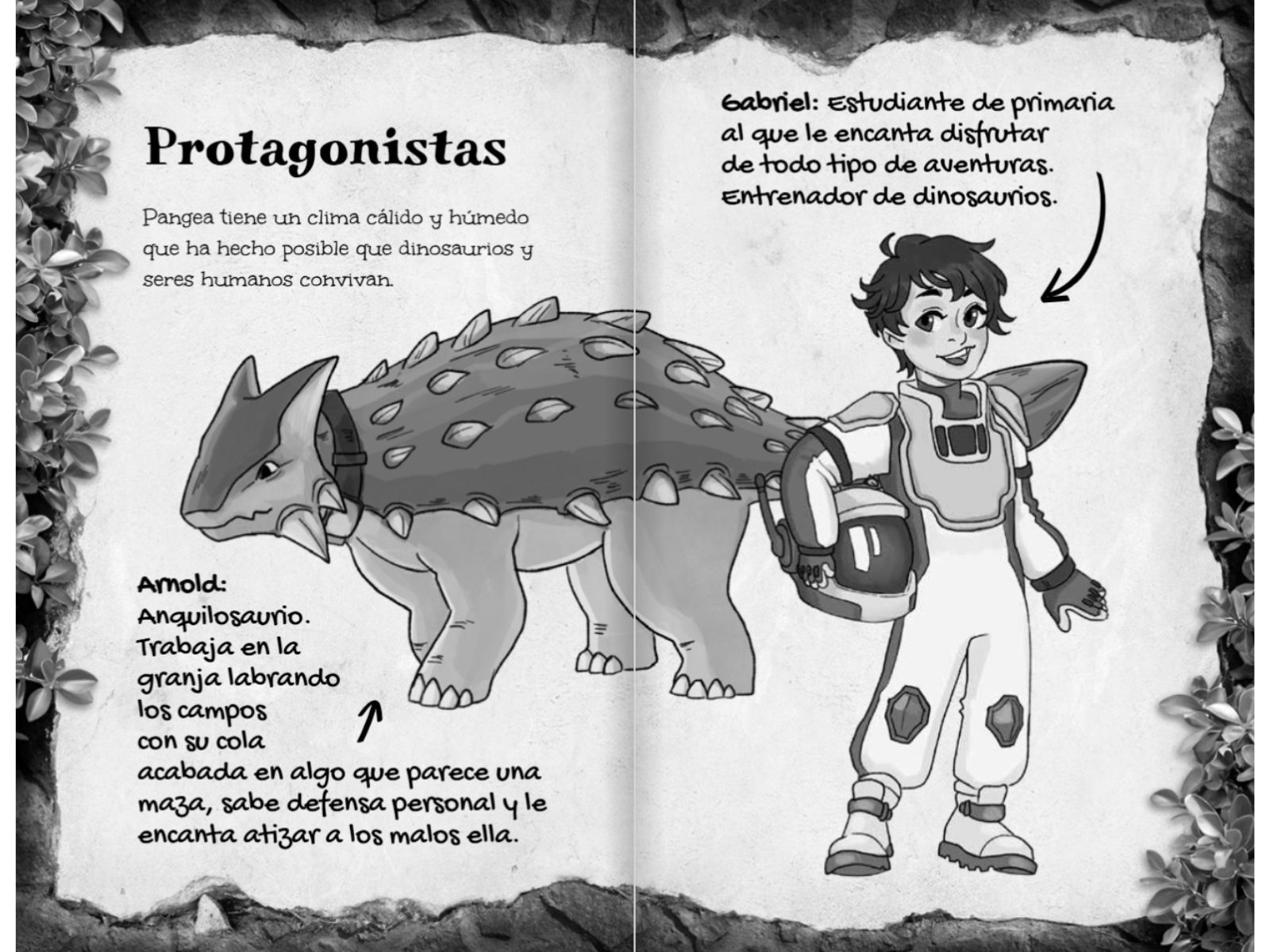 Entrenadores de dinosaurios, colonos de un nuevo mundo: Libro de dinosaurios para niños de 7 a 8 años