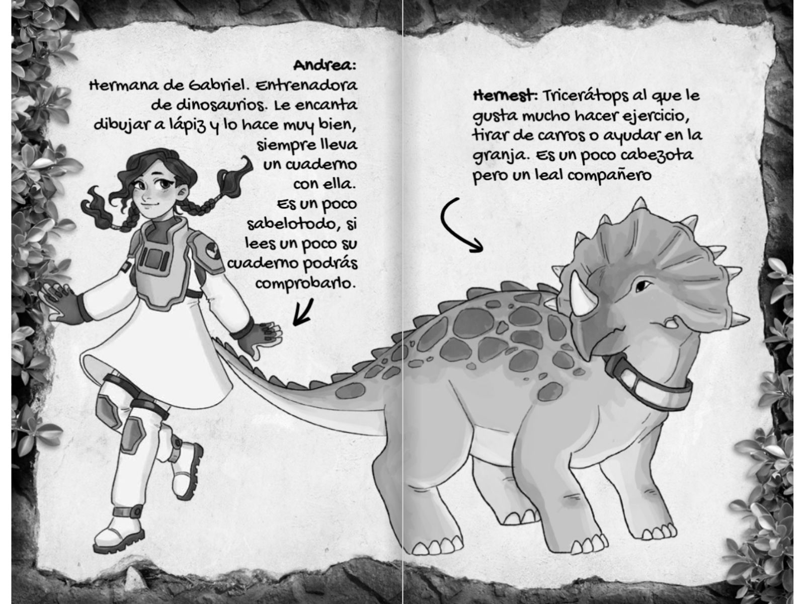 Entrenadores de dinosaurios, colonos de un nuevo mundo: Libro de dinosaurios para niños de 7 a 8 años