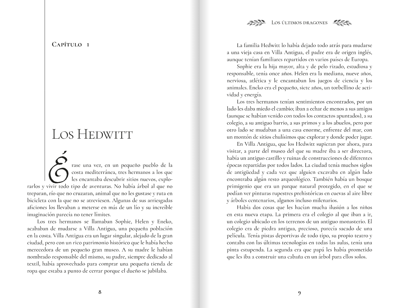 Novela niños 9 a 12 años Los Hedwitt